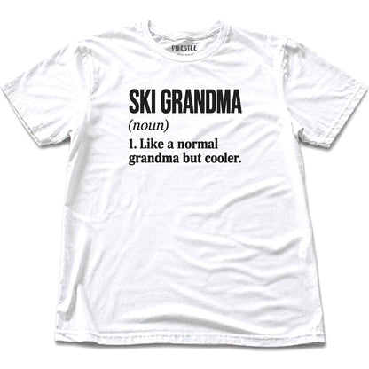 Ski Grandma T-shirt - White