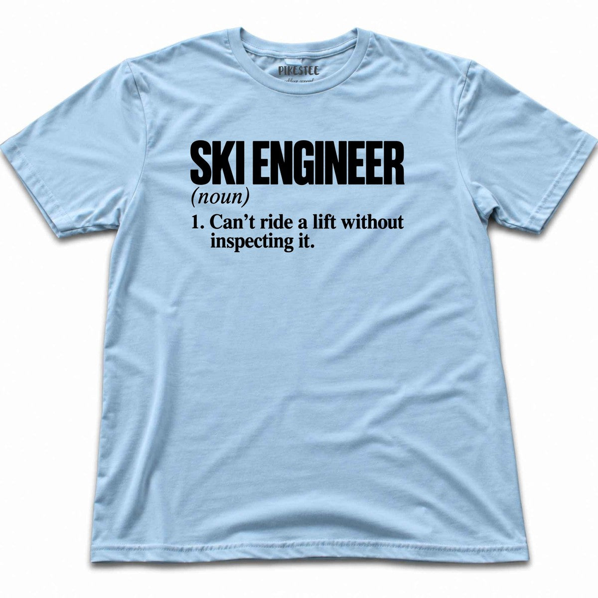 Ski Engineer T-shirt - Light Blue