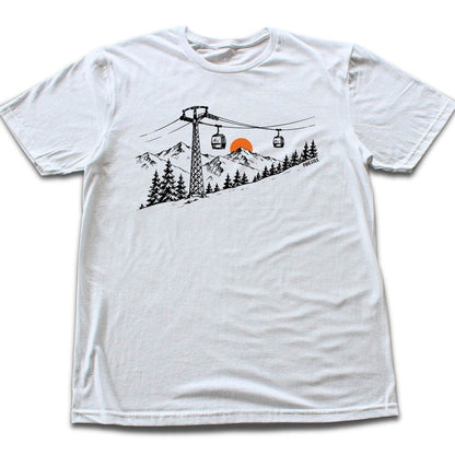 Handdrawn Telecabin T-shirt - White