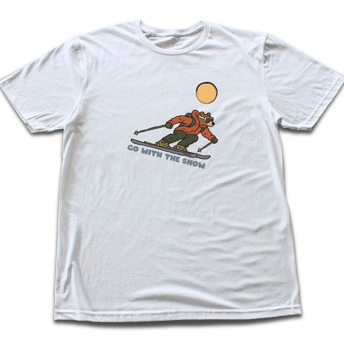Go With The Snow Bear T-shirt - White