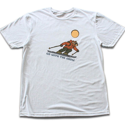 Go With The Snow Bear T-shirt - White